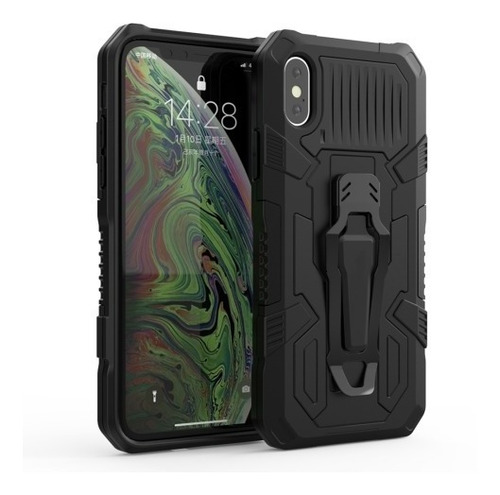 Case Anti Shock Armadura Com Clip Imã Suporte iPhone XS Max