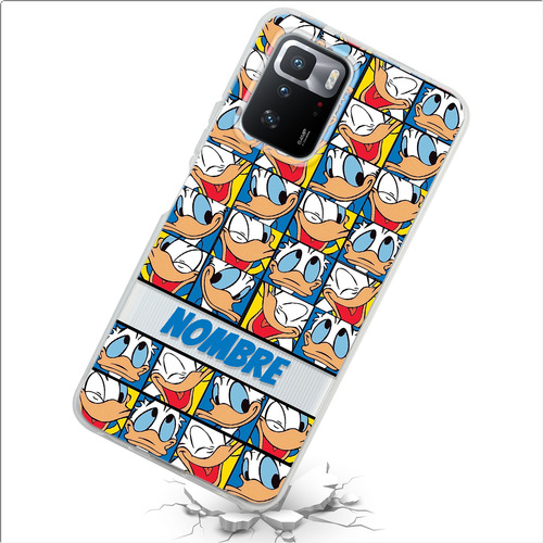 Funda Para Xiaomi Pato Donald Personalizada Con Tu Nombre