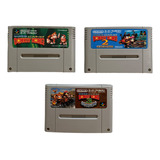 Donkey Kong Country 1 2 3 Super Famicom Trilogía Original