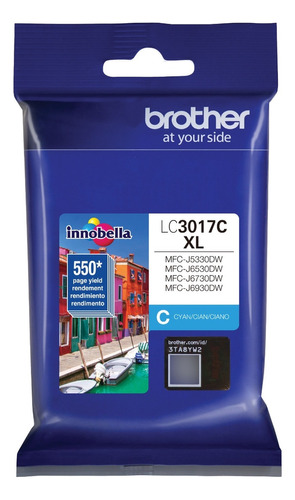 Tinta Brother Lc-3017 Xl Colores J5330dw J6530dw J6730dw