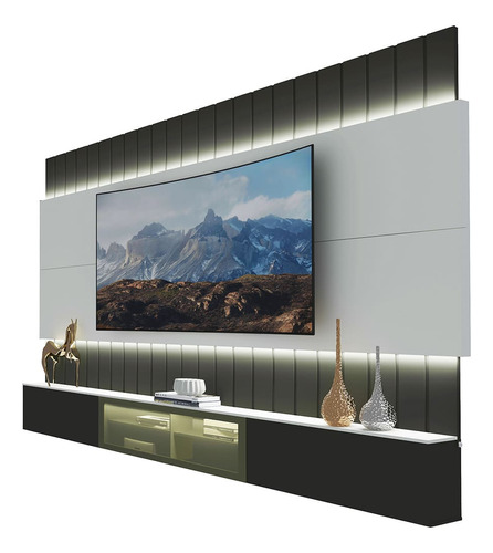 Home Para Tv Reflecta Led Soberano 260 Grafite Branco Gelius