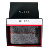 Billetera Cartera Para Hombre En Cuero - Guess 100% Original