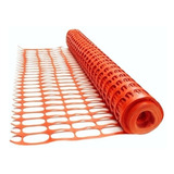 Malla Plastica De Seguridad Naranja 1mt X 50mts