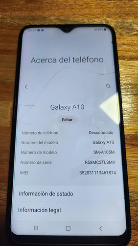 Celular Samsung A10