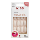 Kiss New York Unhas Postiças Salon Naturals Stiletto Longo