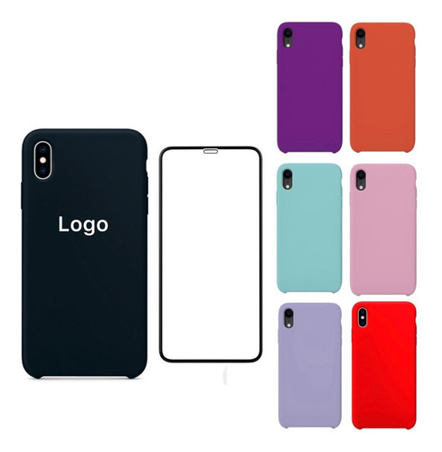 Capa Capinha Case + Película 3d Compatível iPhone XR