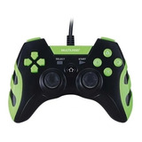 Controle Gamer Com Fio Ps3/pc Preto E Verde Multilaser Js091