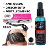 Kit Loção + Derma Roller Feminina Fortalece O Bulbo Capilar!