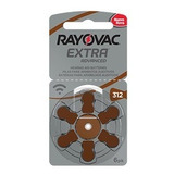 Pilas De Audiología Rayovac Extra Advanced Tamaño 312 X6u.