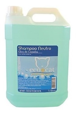 Shampoo Neutro Eco Cat 5 L Com Óleo De Copaíba
