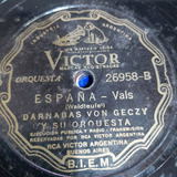 Pasta Barnabas Von Geczy Su Orquesta Victor C183