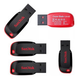 4 Pendrives Crozer Blade Sandisk 128gb  Armazene Fotos