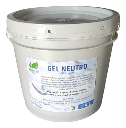 Gel Conductor Neutro Facial/corporal (4 Kilos)