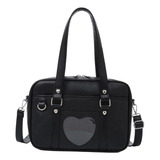 Bolso De Uniforme Japonés De Corazón Jk, Bolso De Hombro