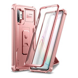 Funda 360° Dexnor, Para Samsung Galaxy Note 10 Plus, Rosado