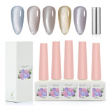 5 Kit Ojo De Gato Esmalte En Gel 12ml - mL a $6135