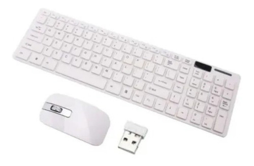 Teclado E Mouse S/fio Pc/not/consoles Ultrathin-fashion Top