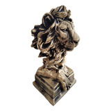 Estatua Face Rosto Leão Para Decoração Painel Da Sala Rac