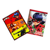 12 Libros Colorea Ladybug Cat Noir Pintar Miraculous Ilumina