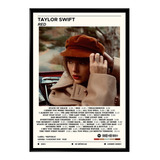 Quadro Decorativo Taylor Swift Álbum Red Spotify