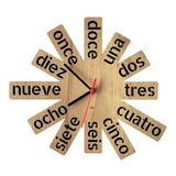 Reloj De Pared 3d De Letras - Decoración Moderna Hogar