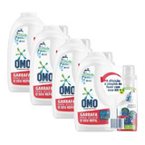 Kit 4 Sabão Líq Concentrado Omo P/ Diluir 500ml + Garrafa