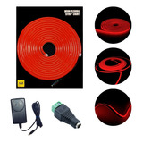 Manguera Luces Neon Led Flexible 5 Metros Kit Fuente + Ficha