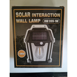 Lámpara Solar De Pared- Con Sensor De Movimiento-decorativa