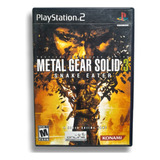Metal Gear Solid 3 Snake Eater Ps2 Completo