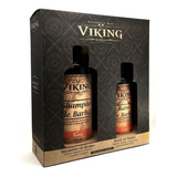 Kit Para Barba Com 1 Shampoo E 1 Balm Linha Terra Viking