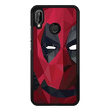 Funda Protector Para Huawei Deadpool Marvel Heroe Moda 