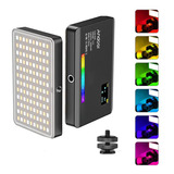 Andoer Y140 Rgb Led Luz De Vídeo Fotografía Recargable