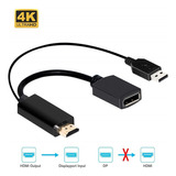 Convertidor Adaptador Compatible Con Cable Displayport Hdmi