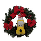 Guirlanda Decorada Natal Mickey Mouse  - Cachorro Pluto