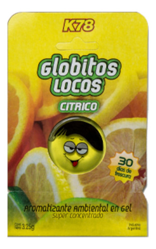 Aromatizante Ambiental Globitos Locos 3.25 Grs K78