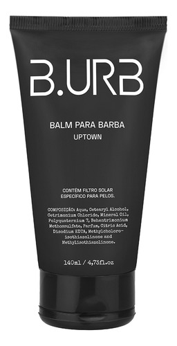 Balm Para Barba Uptown Com Filtro Solar 140ml B.urb