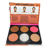 Paleta De Rubor Bronzer Iluminador Ideal Regalo