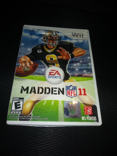 Nintendo Wii Wiiu Video Juego Madden Nfl 11 Original Fisico