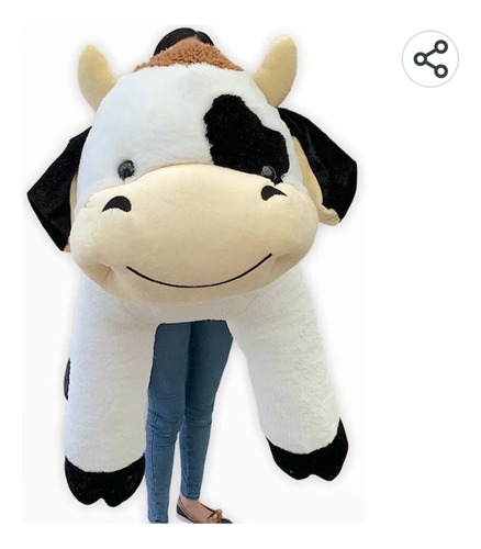 Vaca Vaquita De Peluche Mega Jumbo Abrazable Decorado Gratis