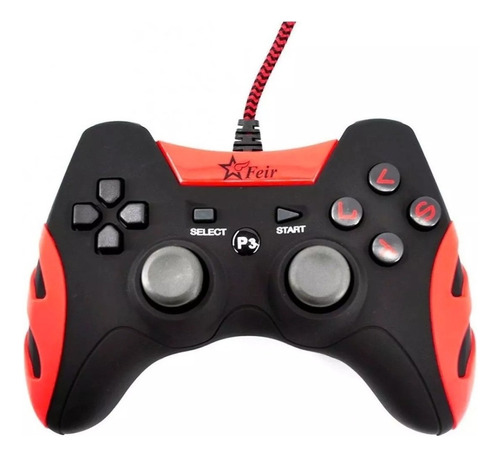 Controle Joystick Feir Fr-218a Vermelho