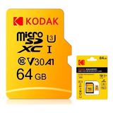 Tarjeta De Memoria Micro Sd 64 Gb Clase 10 Kodak 