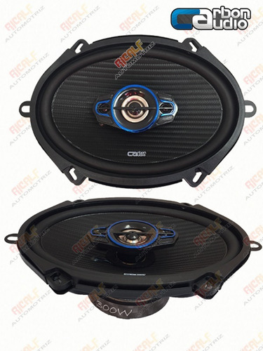 Bocinas Coaxial Carbon Audio 5x7 300w