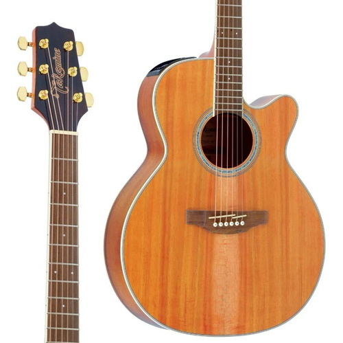 Violão Takamine Gn77kce  Aço Eletroacustico  Natural Tp4td