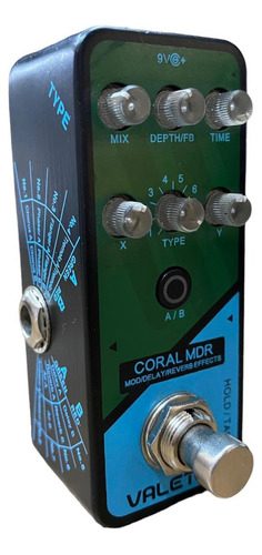 Pedal Valeton Coral Mdr Guitarra Digital Multi Effects