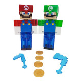 Super Mario Bros Y Luigui En Minecraft Con Accesorios Mod 4