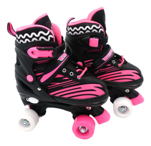 Patins Infantil 4 Rodas Quad Menino Menina Ajustável