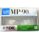 Cassette De Video 8 Mm Tdk Mp . 90 Metal  