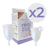 Copita Menstrual Real Cup Pack 2 Copa Menstrual Talla S Y M