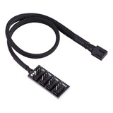 Cable De Alimentación Pwm De 4 Pines, Funda Negra De 4 Vías