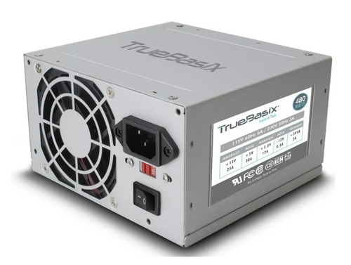 Fuente De Poder True Basix 480w Tb-05003 Atx 24 Pines